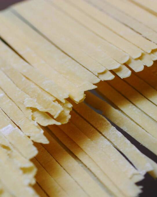 Make your own pasta <a href="http://www.goodfood.com.au/good-food/cook/recipe/make-your-own-pasta-20111019-29vya.html"><b>(recipe here).</b></a> Photo: Quentin Jones