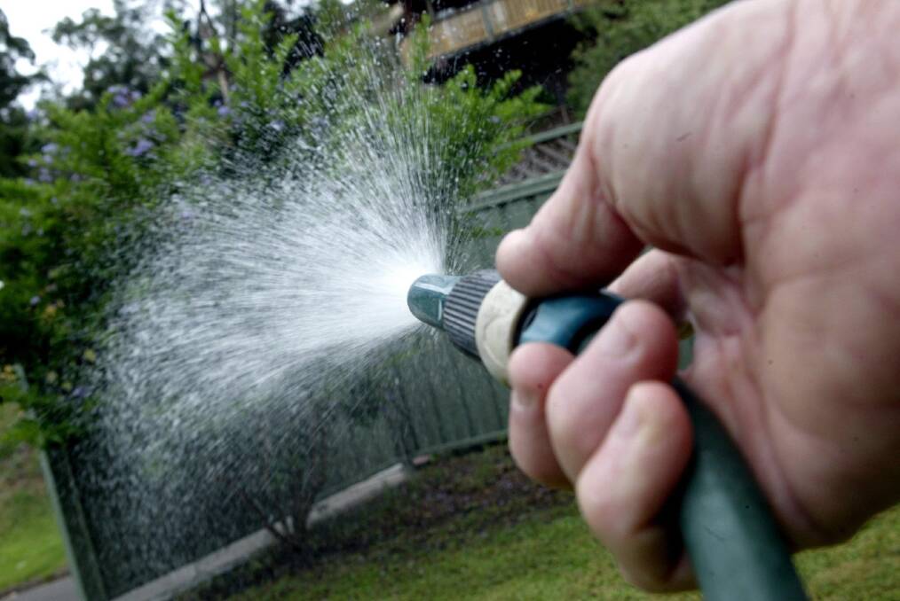WATER SAVING: From July 1 in the Hunter, all hand-held hoses must have a trigger nozzle.
