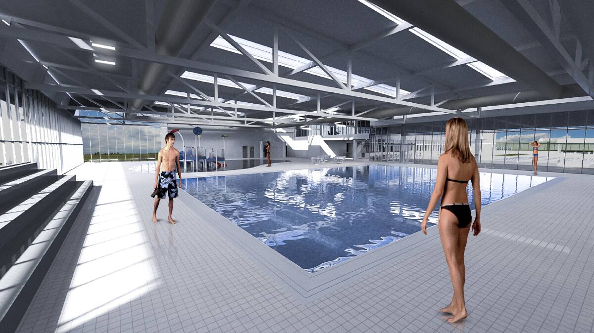 UPGRADE: An artist's impression of the new-look Charlestown Swim Centre.