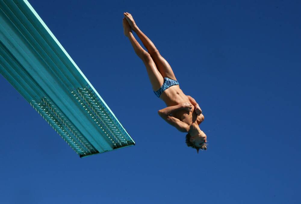 FLYING HIGH: Newcastle-born Sam Fricker continues his journey to  diving stardom.