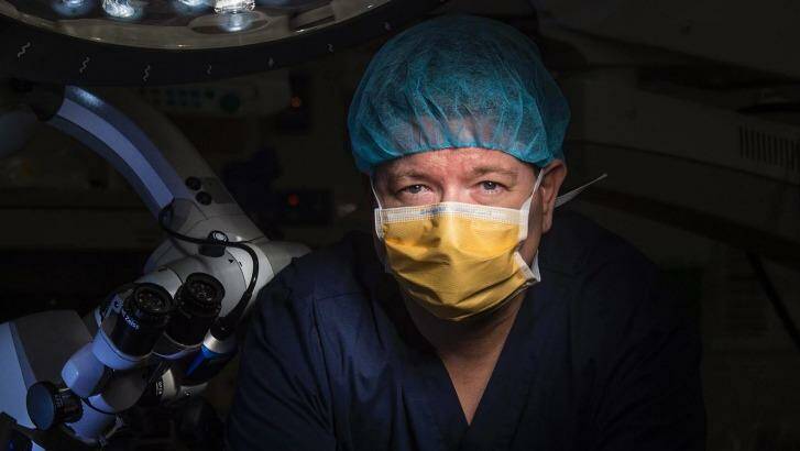 "Dr P", an American surgeon, says he was bullied, harassed and discriminated against as he tried to have his skills recognised in Australia. Photo: Brian Cassey