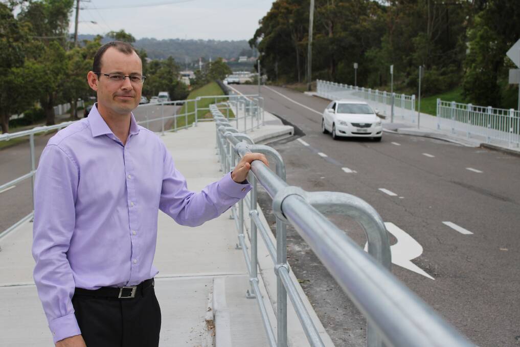 PETITION ORGANISER: Adamstown Heights resident James Grindey on Northcott Drive.