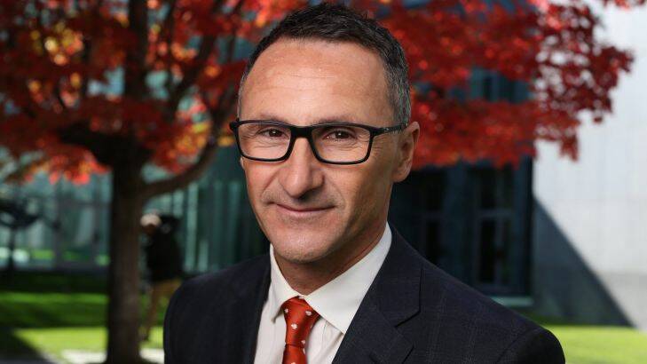 Greens Leader Richard Di Natale at Parliament House in Canberra on Thursday 5 May 2016. Photo: Andrew Meares