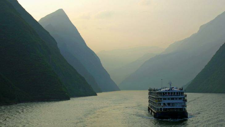 Sailing through the Three Gorges on the Yangtze River in China. Photo: Brian Johnston
