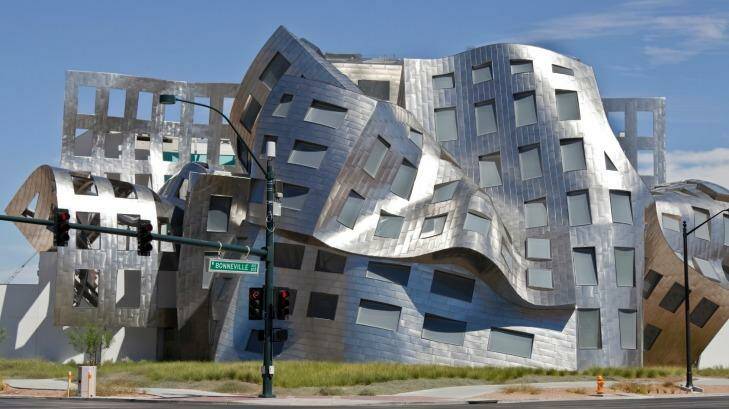 Modernist architect Frank Gehry's creation The Cleveland Clinic in Las Vegas. Photo: iStock