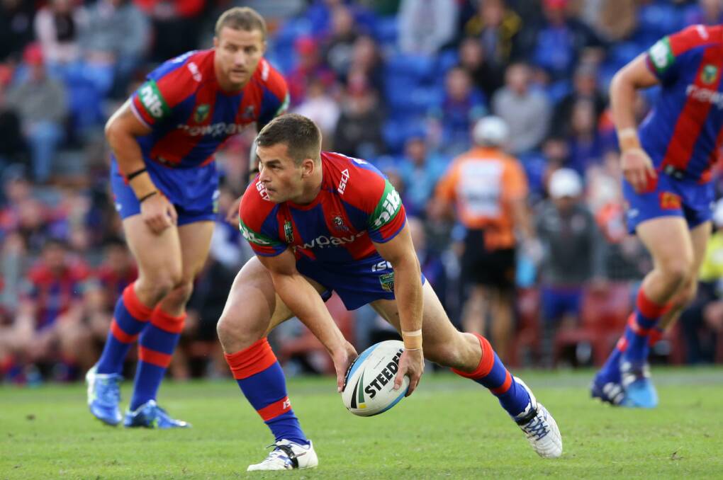 Rookie Chad Redman, who sealed the Newcastle Knights’ victory against the Wests Tigers.