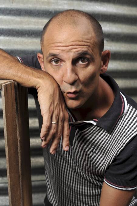 STAND UP: Carl Barron will perform his show Drinking With A Fork at the Civic Theatre from April 18-28. For tickets, go to ticketek.com.au or phone 4929 1977.