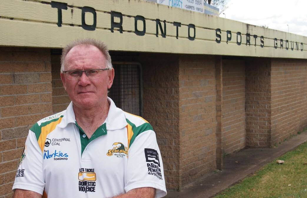 SWORN IN: Macquarie Scorpions Rugby League Club secretary Steve Woodbridge.