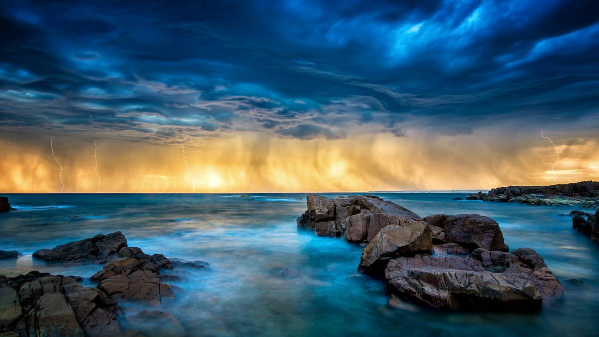 Photographs of the amazing lightning storm, taken by Port Stephens residents.
