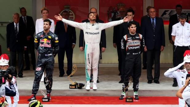 Lewis Hamilton took a gamble – and won. Photo: Lars Baron/Getty Images