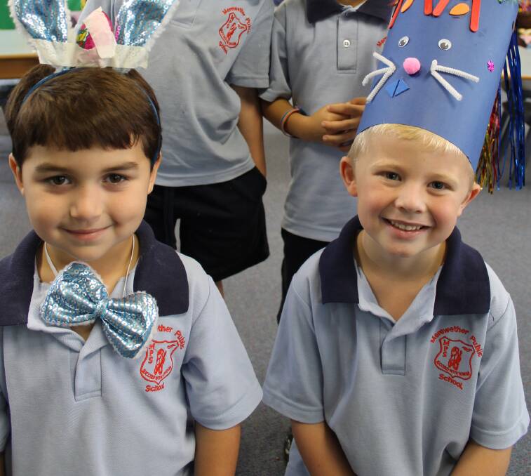 Merewether Public School KJ students - Max Price and Riley Bambach.