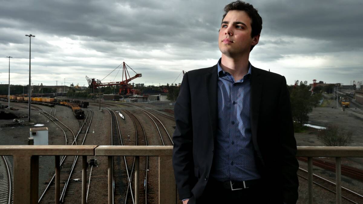 Newcastle City Councillor Declan Clausen spearheaded the plan for the council to join the fossil fuels divestment push. 