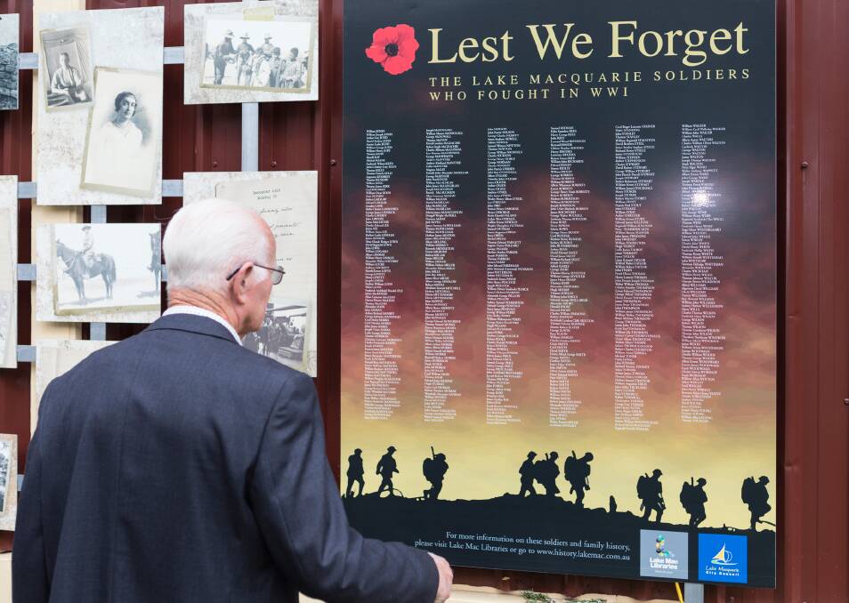 Toronto RSL sub-branch organised a free community event in conjunction with Lake Macquarie City Council to commemorate the Anzac centenary at Speers Point Park this Sunday, April 19.