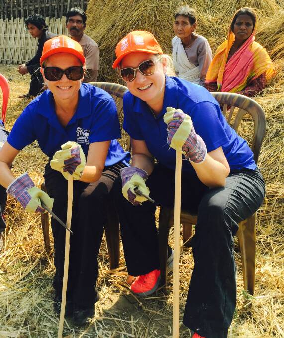 Novocastrians Melissa Histon-Browning and Belinda Smith will head back to Nepal in January to co-lead a local team to build a house with Habitat for Humanity. Photos from their previous trip early in 2015.