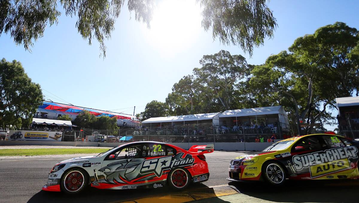 Round one of the V8 Supercars Championship series underway at the Clipsal 500 in Adelaide: Picture: Getty