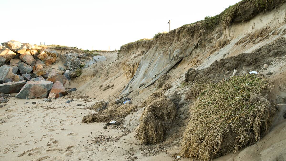 EROSION EXPLOSION: The Stockton community is calling for action as erosion threatens the area's coastline and town assets.