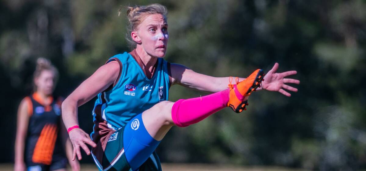 Emma-Jayne Howe, pictured her representing Newcastle in the inaugural tri-series challenge, slotted eight for Lake Macquarie.