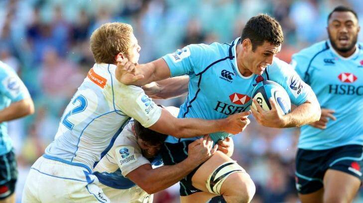 Waratahs captain Dave Dennis says this weekend's game against the Brumbies will be a physical affair. Photo: Anthony Johnson