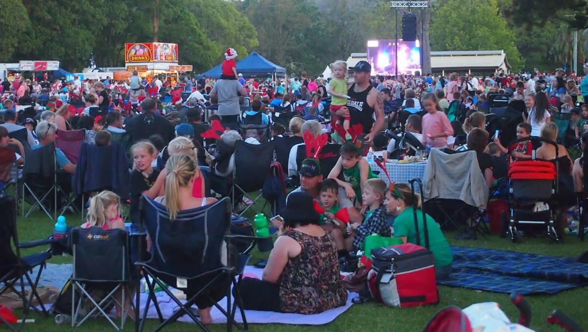 Newcastle Permanent annual Carols By Candlelight, Speers Point Park.