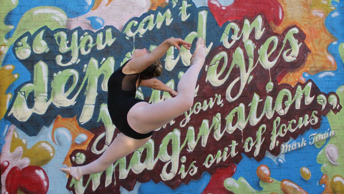 FLYING HIGH: Dancer Madison Hyslop  travels to New York in July for an intensive three-week summer program.