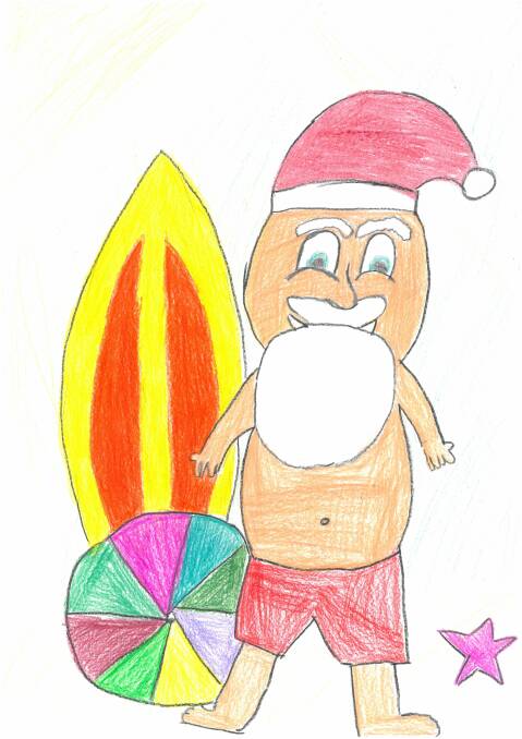 Highly commended - Pat Conroy's Christmas card competition - Jessica Evans, Wallsend South Public School.