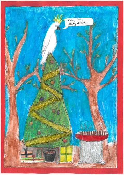 Highly commended - Pat Conroy's Christmas card competition - Pepita Barton, Bishop Tyrell.