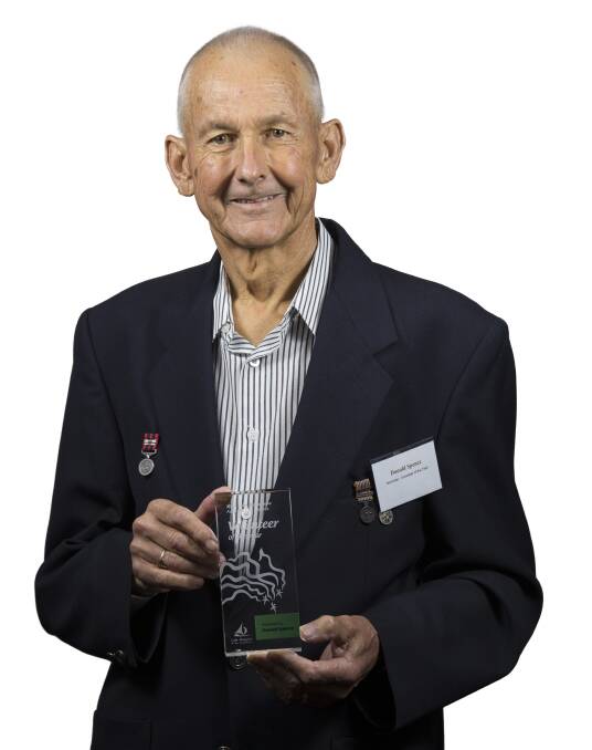 Lake Macquarie 2014 Australia Day Awards Volunteer of the Year Donald Spence.