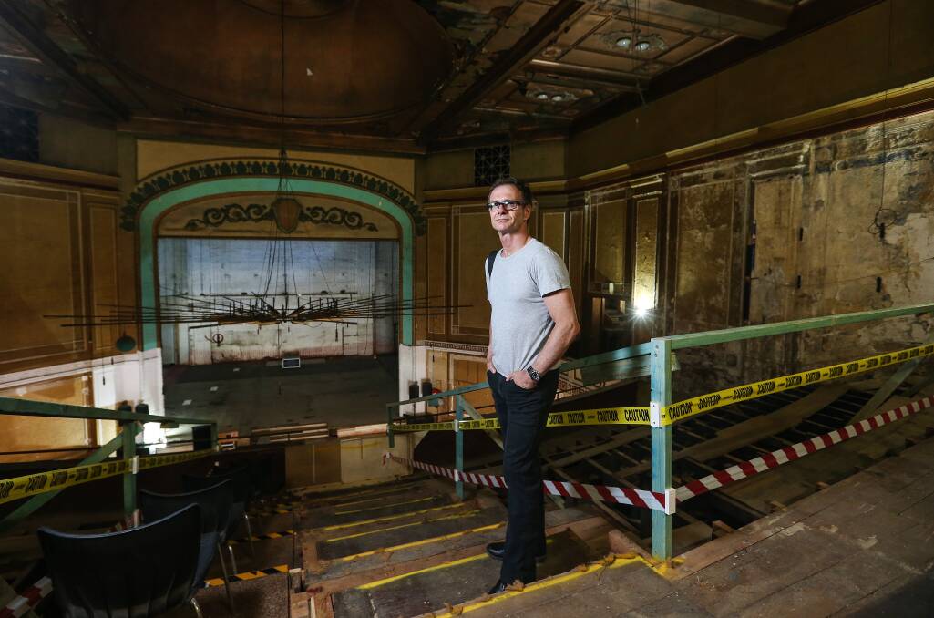 Century Venues project manager for the Victoria Theatre Daniel Ballantyne in the in 2018. Picture by Marina Neil