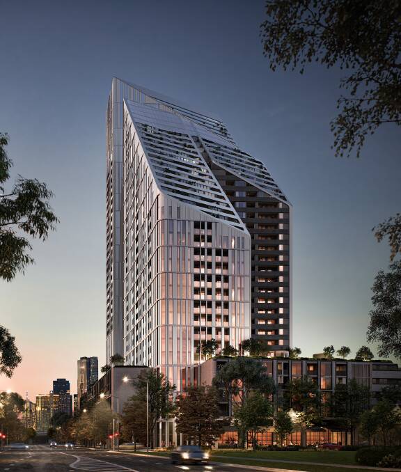 R.Iconic is one of the only projects in Melbourne's CBD fringe to qualify for the Federal Governments HomeBuilder grant. Photo - Colliers International.