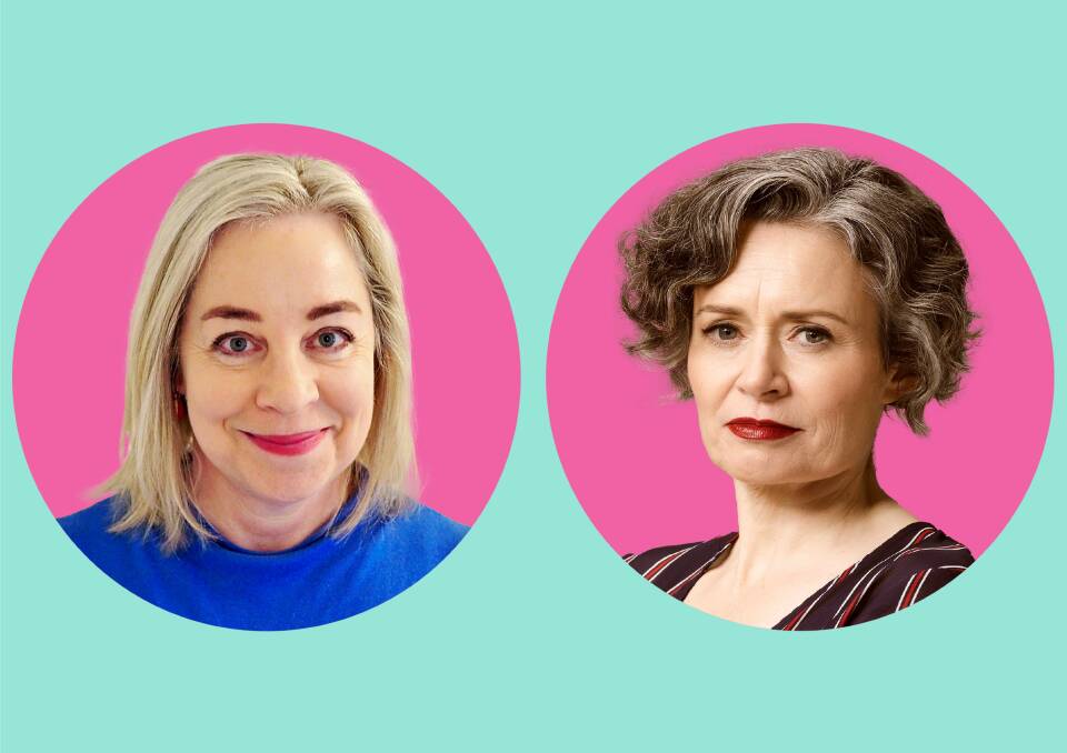 Kaz Cooke and Judith Lucy are bringing their Menopausal Night Out tour to Newcastle. Picture supplied