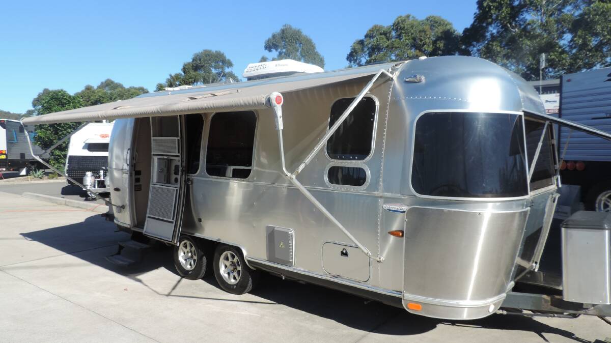 ICONIC LIFESTYLE STATEMENT: The 2012 Airstream 624 International for sale at Hinterland Caravans, Morisset will appeal to the outdoors nature of all Australians who have an eye for style. 