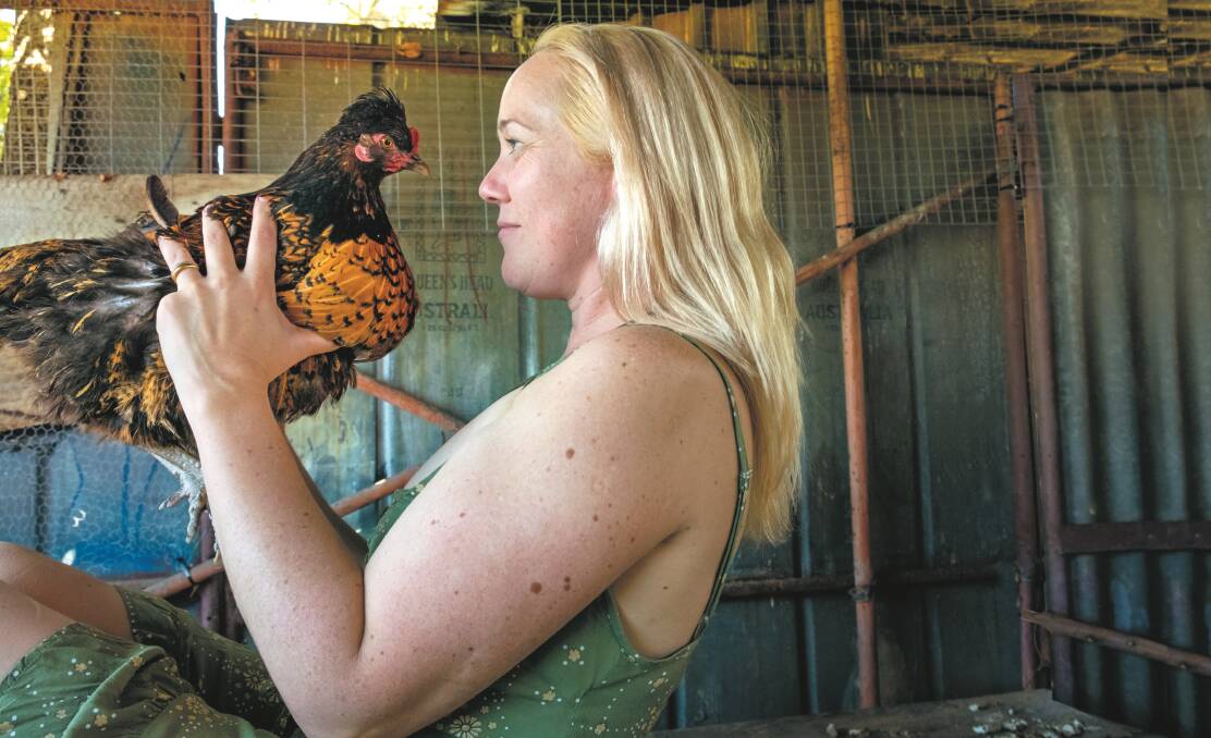 Cassie Mulkerin, from Adelaide, pictured with Pepsi, a crossbreed. Picture: Ilana Rose