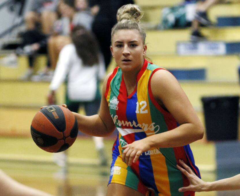 ON FIRE: Newcastle guard Alison Ebzery has joined the Townsville Flames for the NBL One North season. 