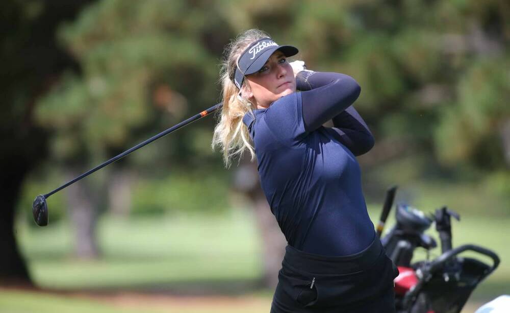 Boat Harbour teenager Amy Squires will tee up in the $500,000 Women's NSW Open. Picture by David Tease, Golf NSW