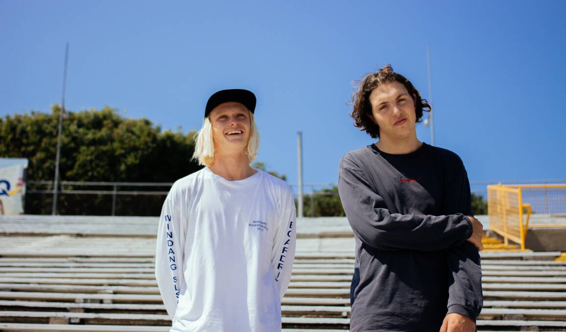 EMERGING: Hockey Dad duo Billy Fleming and Zach Stephenson are Wollongong's most successful band since Tumbleweed. 
