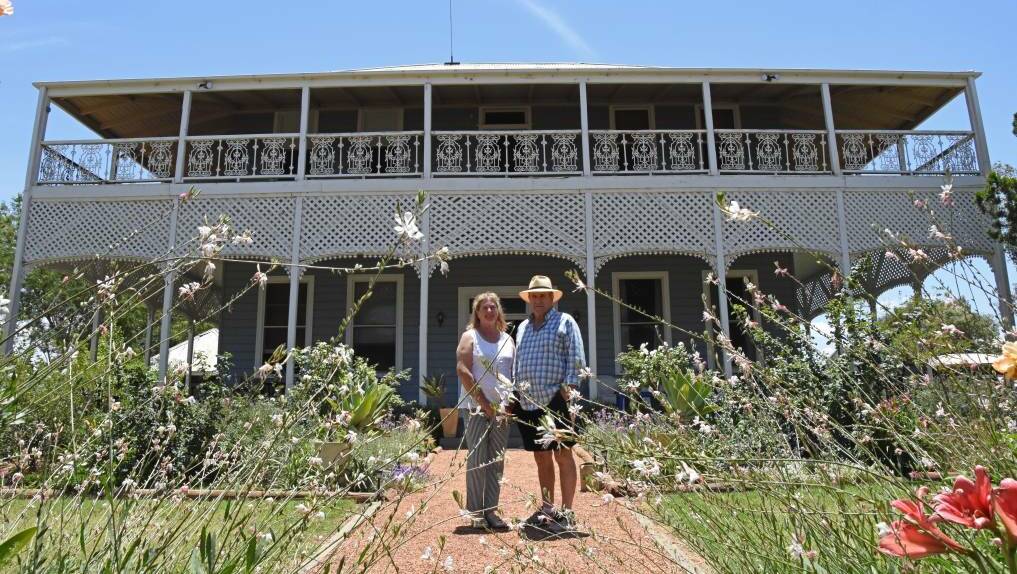 Janice and John Teunis at The Anchorage homestead, St George. Photo: Hayley Kennedy 