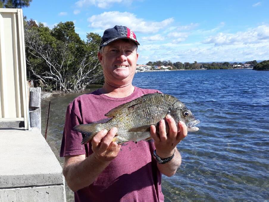 TOP CATCH: Columnist Cameron Judd with a nice bream.