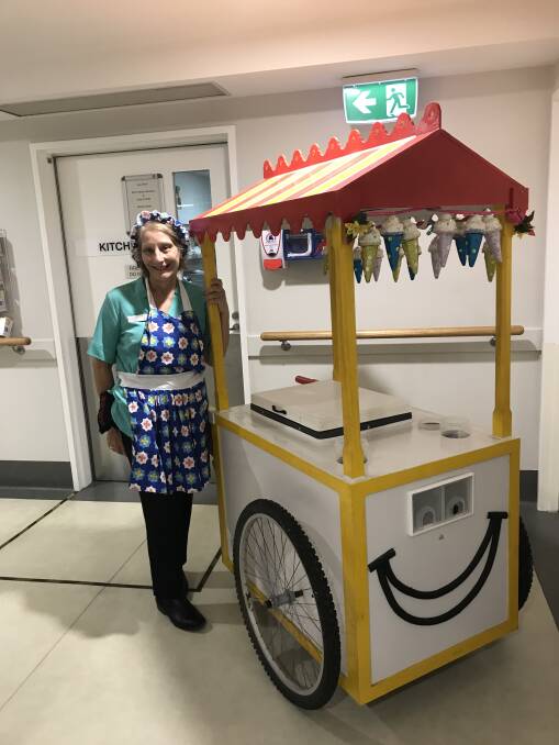 VERY POPULAR: The “ice-cream to your door”  is one of the Fronditha Care Newcastle residents’ favourite activities and is quite the spectacle. Photo: Supplied