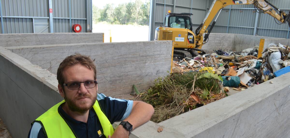 PROACTIVE: Port Stephens Council waste management coordinator Aaron Malloy said the Christmas shutdown schedule was under review.