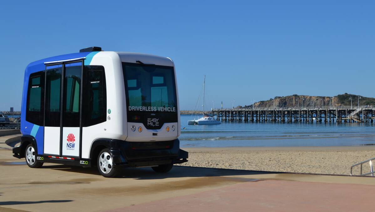 FUTURE: You'll be seeing one of these vehicles around Newcastle's scenic areas soon.