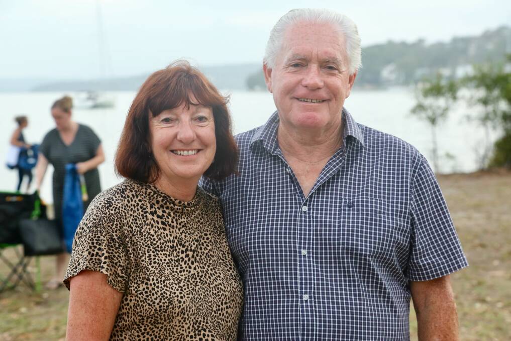 TAKE CARE: Lake Mac Mayor Kay Fraser with husband Carey. 