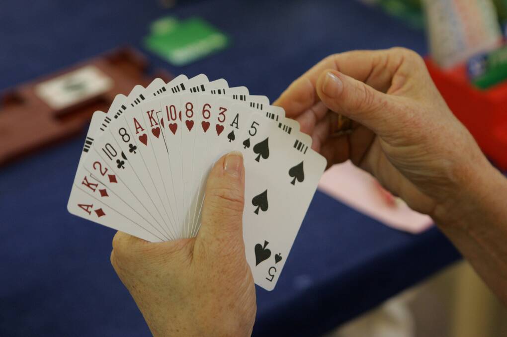DEAL: Cards is held at Mayfield Senior Citizens on Tuesday
