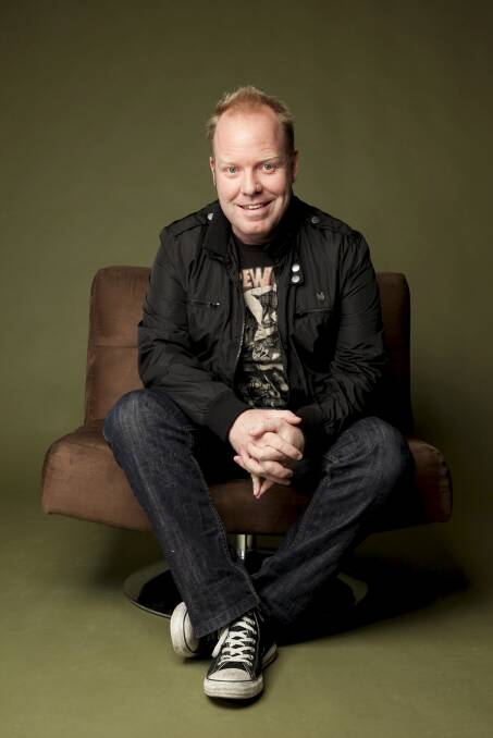 ON THE ROAD: See funnymen Peter Helliar (above) and Tom Gleeson at Belmont 16s.