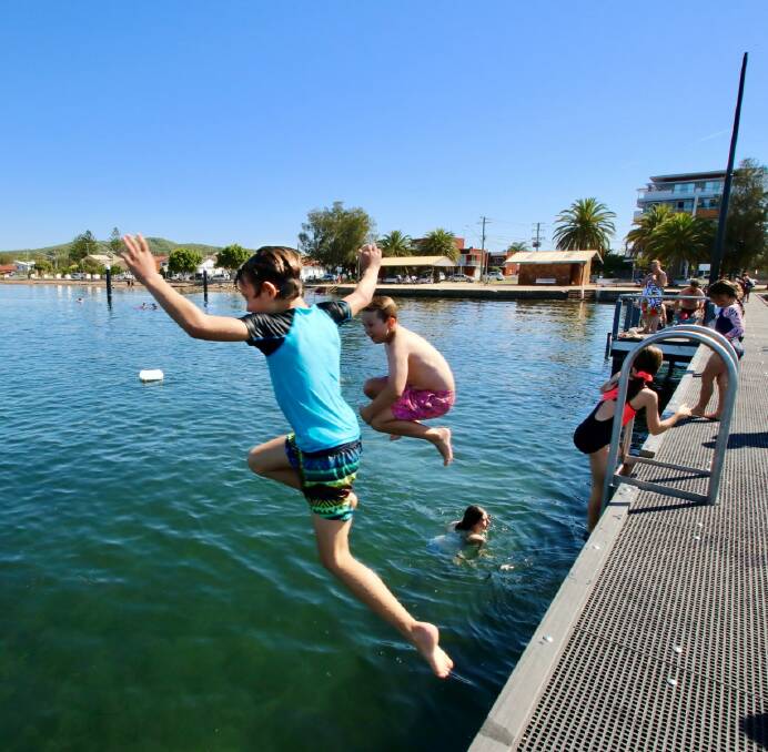 JUMP TO IT: Have you checked out Belmont Baths yet? It's one of the coolest spots this summer.