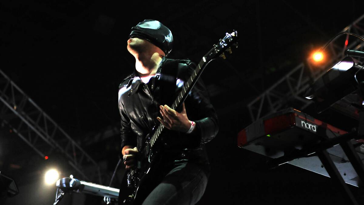 THE BLOODY BEETROOTS: See the Italian electronic outfit on Sunday at Up Down Festival, Newcastle Foreshore. Photo: Gary Schafer 