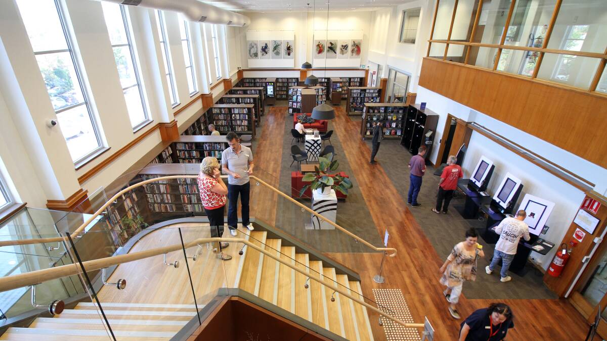 NATIONAL RECOGNITION: The $1.3million transformation of the Newcastle Region Library has been  nominated for a national design award.