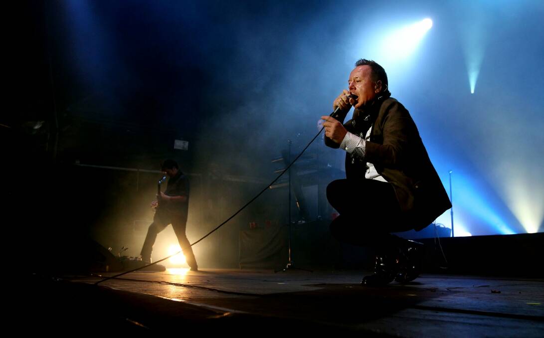 Simple Minds: At No.1 Sportsground on Saturday.