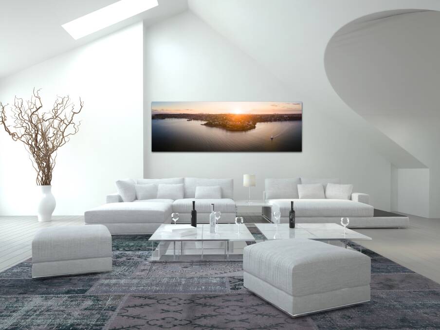 Landscape image mounted on acrylic glass, $630 to $2700. benwilliams.gallery 