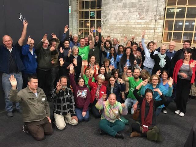 SUPPORTERS: Participants of last week's forum with the Australian Conservation Foundation, held at Newcastle Museum. Picture: Supplied