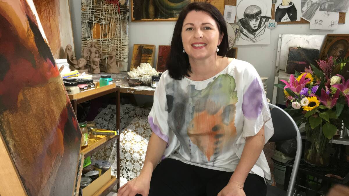 ARTISTIC PILGRIM: Rose McAllister has created art works around four separate journeys she has undertaken. Picture: supplied